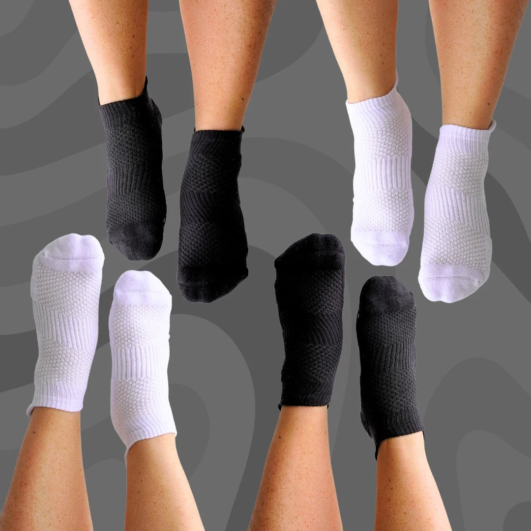 Ankle Compression Socks 4 Pack Staple Bamboo