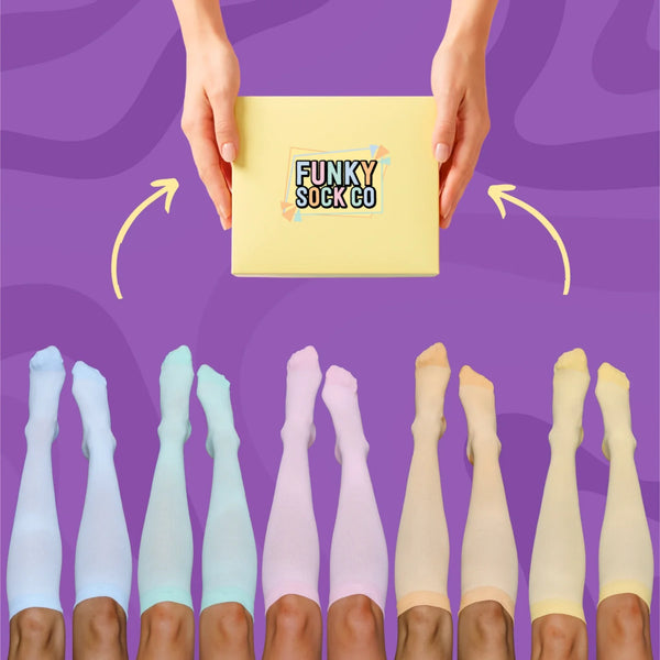 Pastel Classic Knee-High Compressions 5pk Gift Box