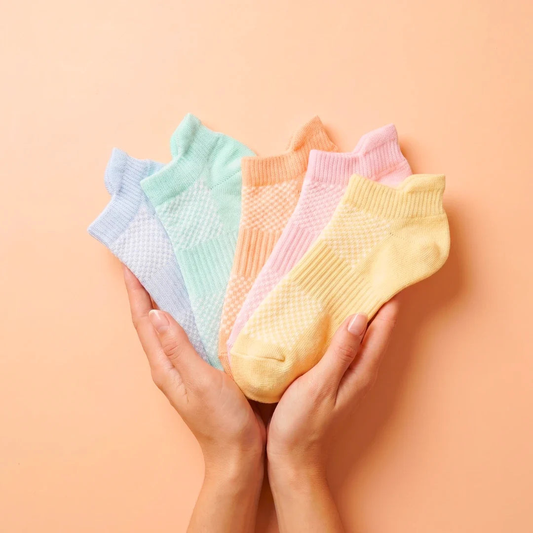 Pastel Ankle Compressions 5pk Gift Box