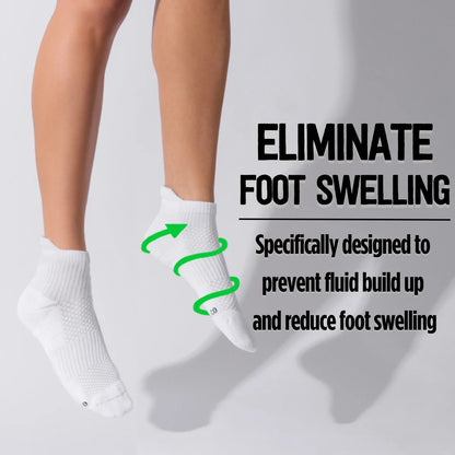 Ankle Compression Socks Funky Floral Bamboo