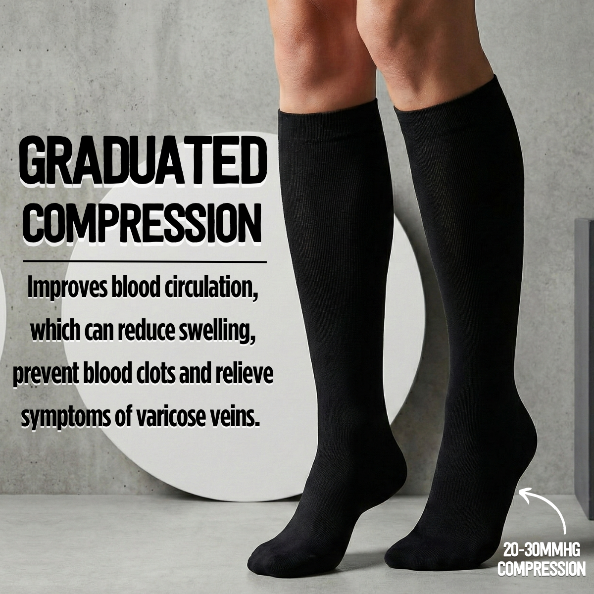 Classic Lady Beetle Compression Socks