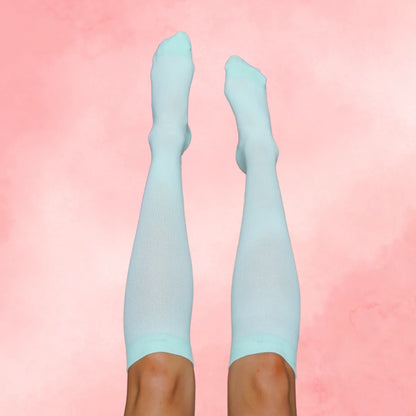 Classic Pastel Green Compression Socks