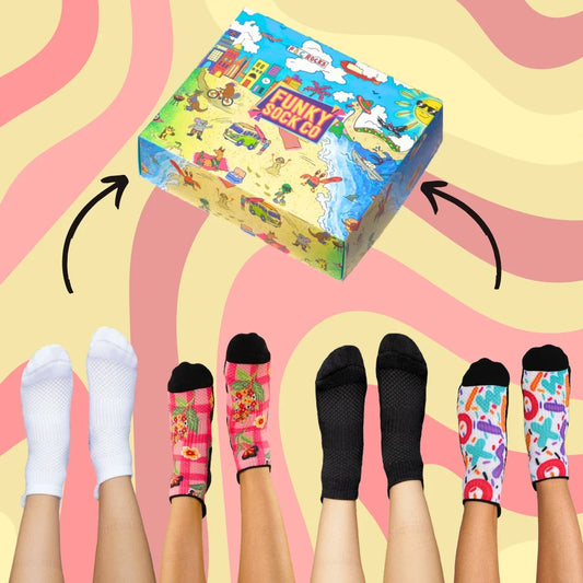 Ankle Compression Socks Gift Box 4 Pack Bamboo