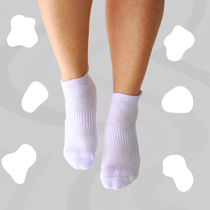 Ankle Compression Socks 10 Pack Black White