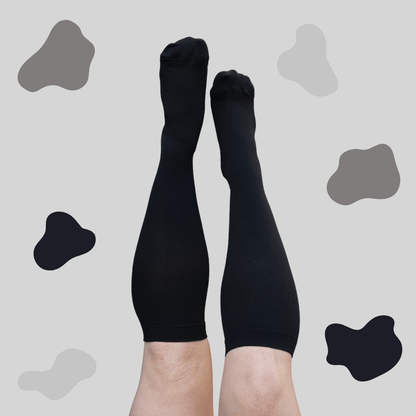 4 Pack Plain Classic Compression Socks